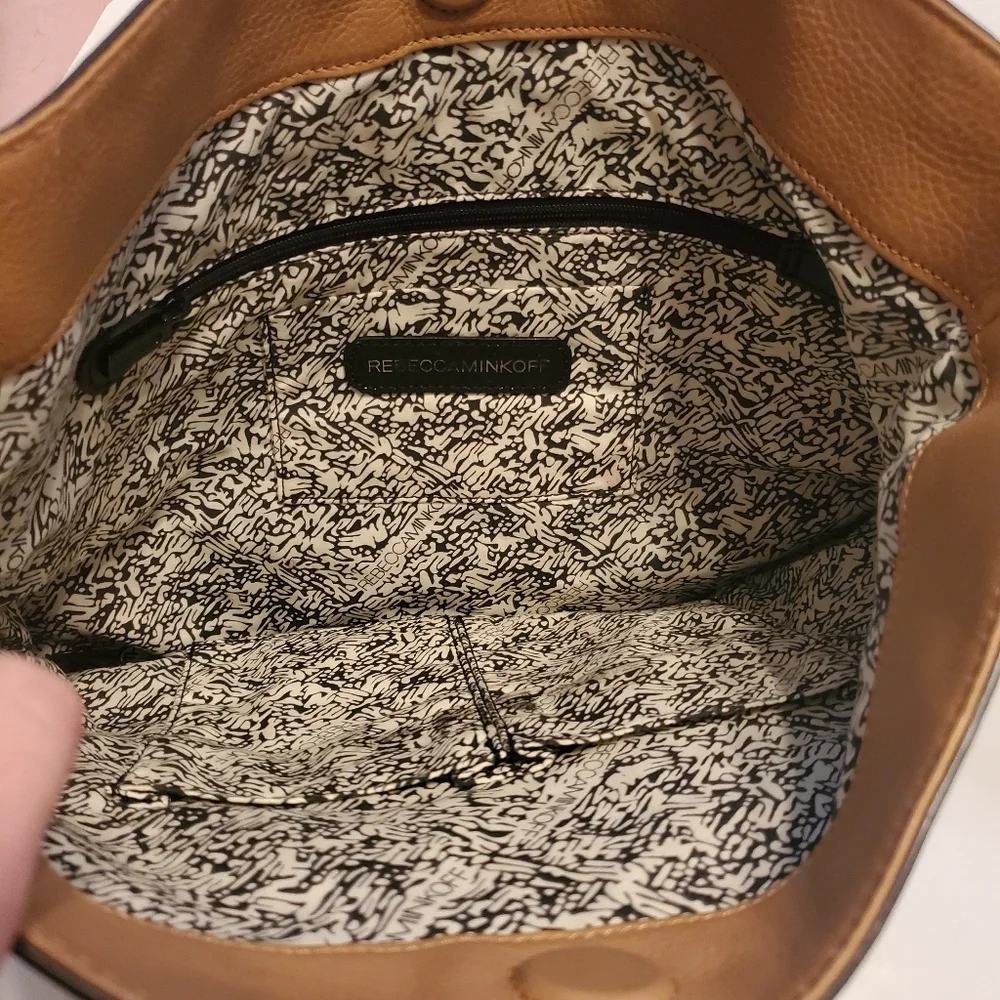 Rebecca Minkoff || Tan Leather Jasper Hobo Shouler Bag